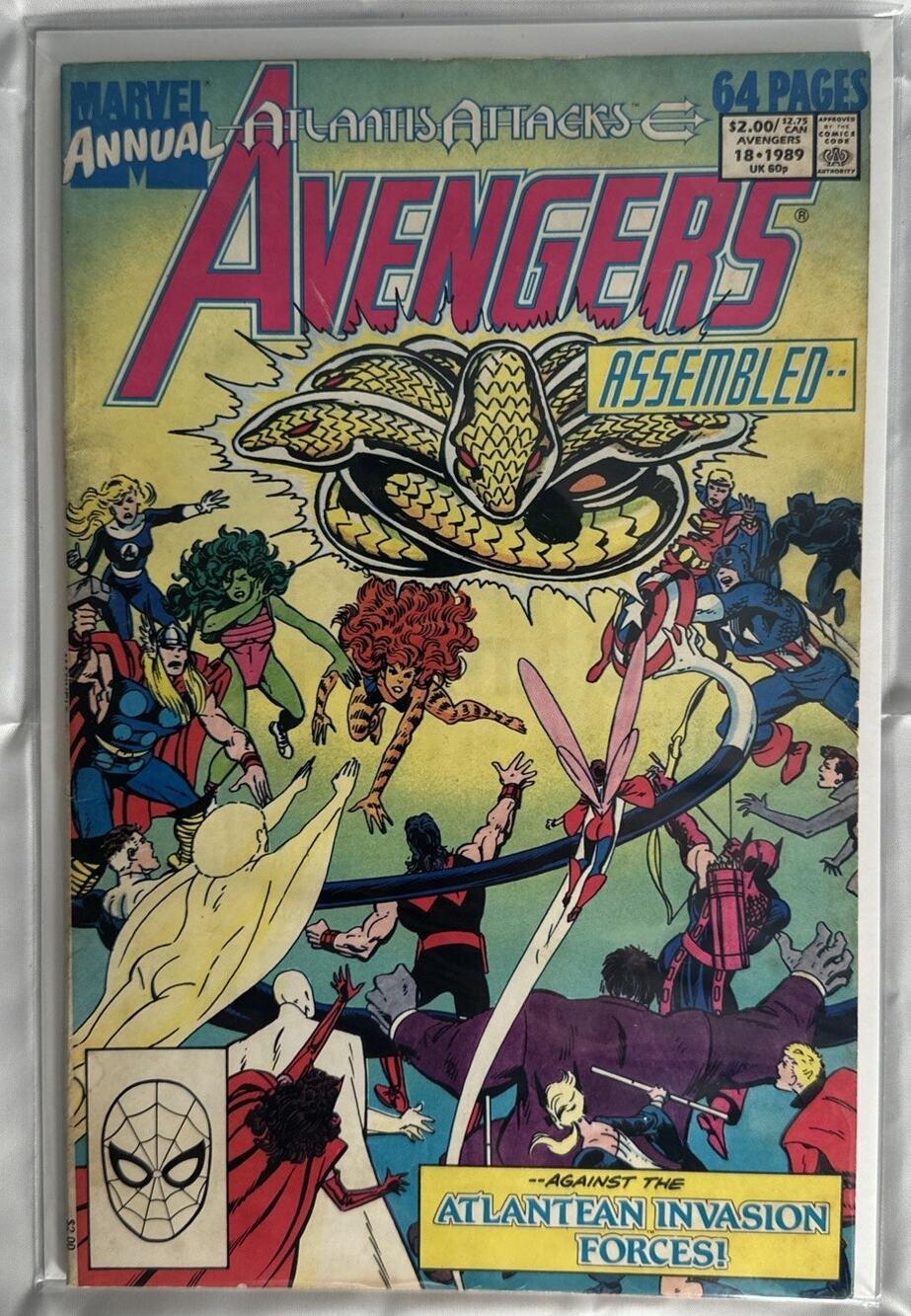 Avengers Annual #18 by Marvel Comics (1989) in Very Fine Condition